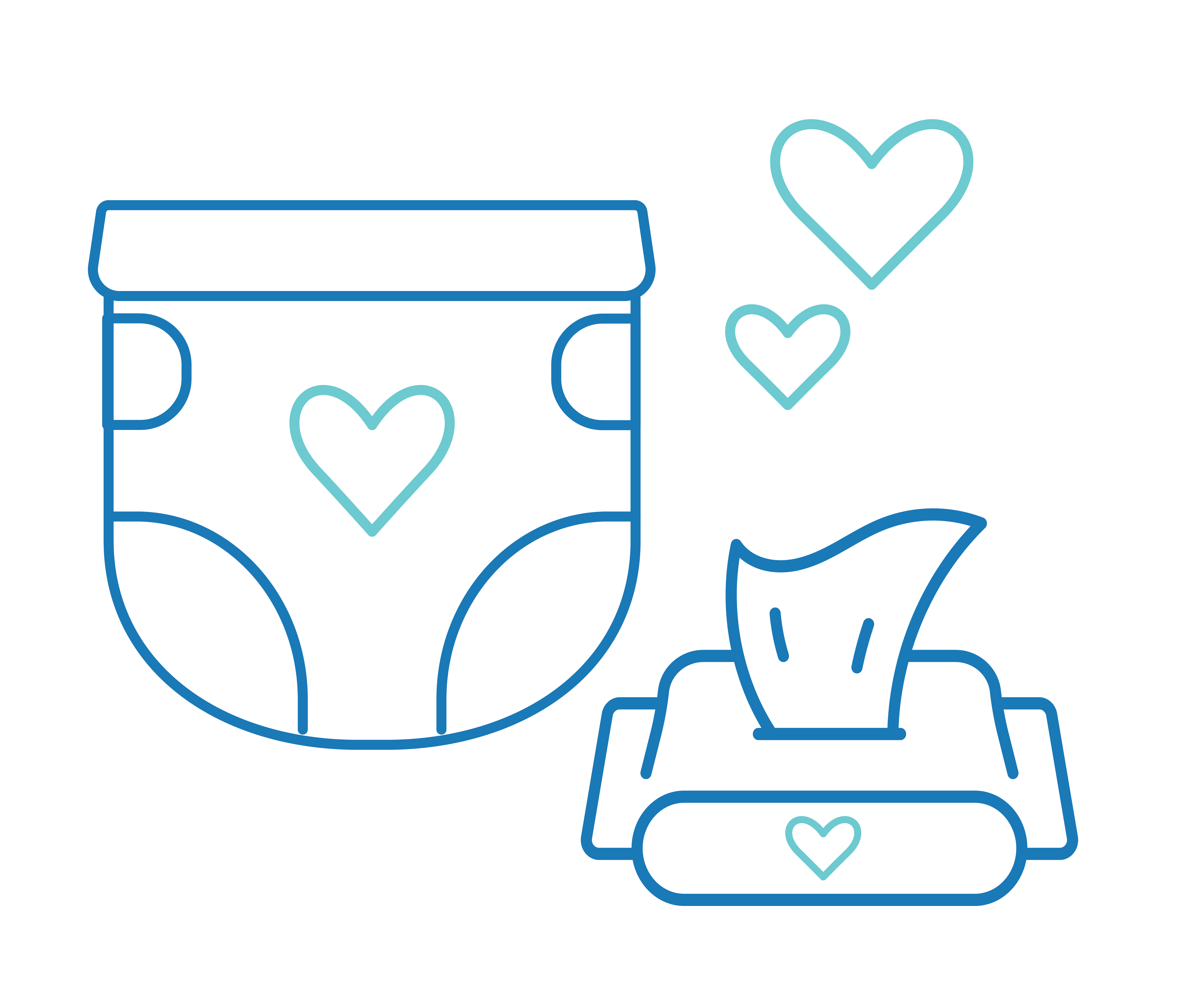 diaper and wipe icon